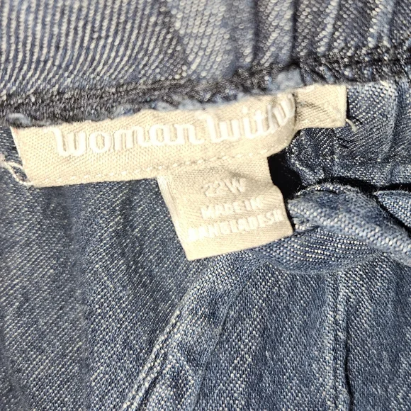 Woman Within Denim Skirt - Picture 2 of 8